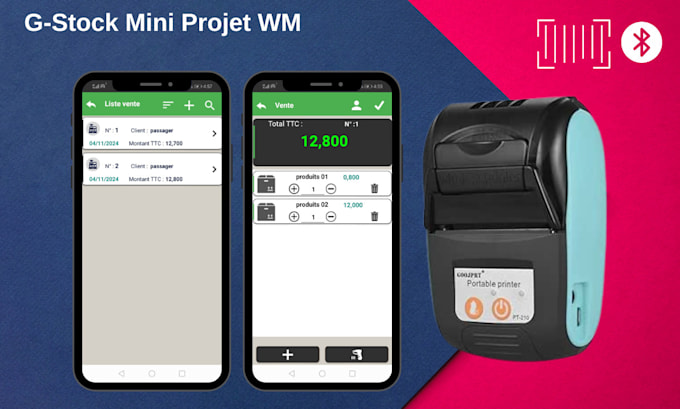 Gig Preview - Code source mini projet pos android avec wm