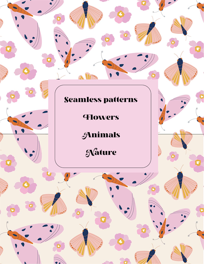 Gig Preview - Make a seamless creative pattern