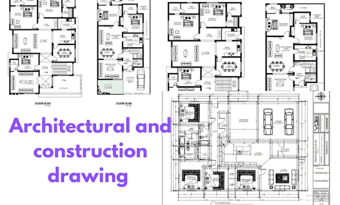 Gig Preview - Make architectural and construction drawings in autocad