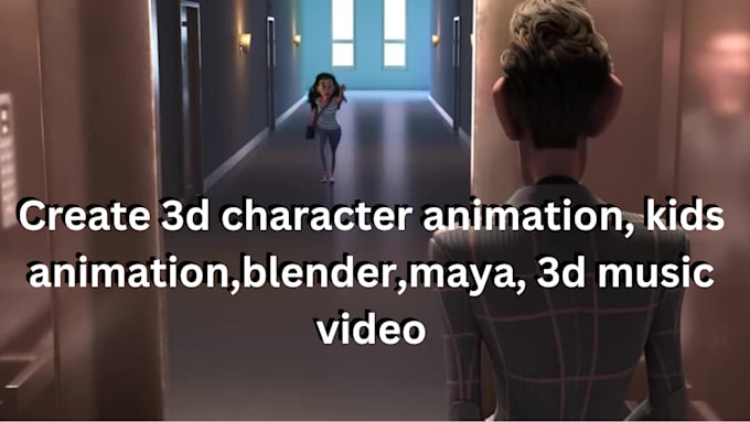 Gig Preview - 3d character animation video, kids animation, blender, 3d cartoon music video