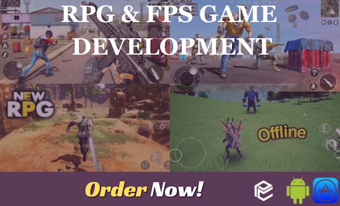 Gig Preview - Do unreal engine game development action 2d rpg game in unity, unity 2d fps game