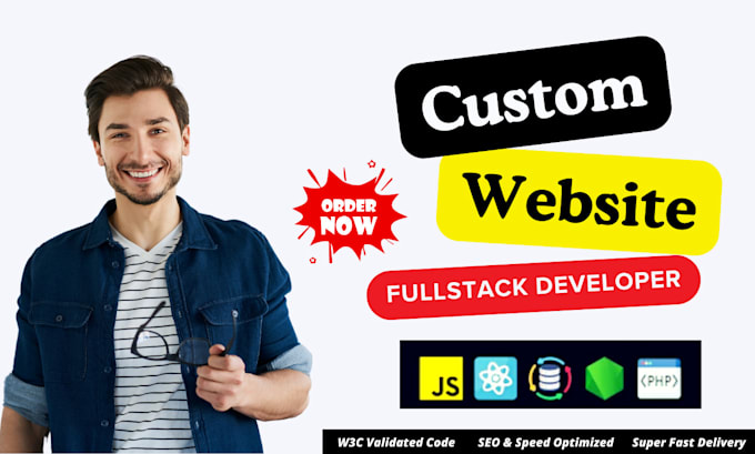 Gig Preview - Build or rebuild website development full stack developer create custom website