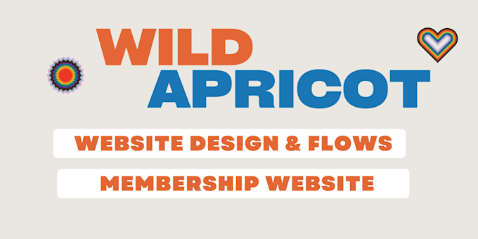 Gig Preview - Design you membership and event website using wild apricot