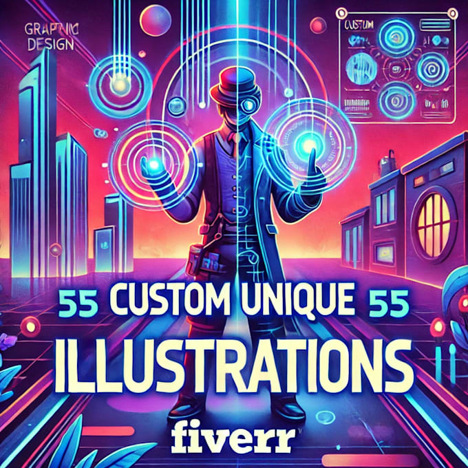 Gig Preview - Create any ai illustration and fix ai flaws