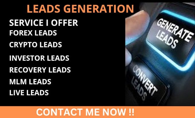 Gig Preview - Provide forex leads investor leads