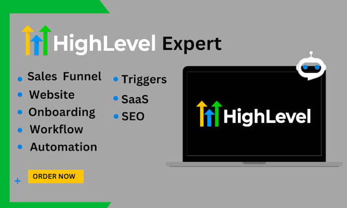 Gig Preview - Build your gohighlevel website design high level CRM or ghl saas expert