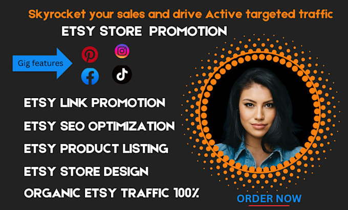 Gig Preview - Do etsy SEO product listing etsy shop promotion to boost sales