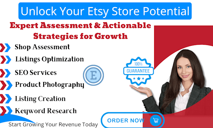 Gig Preview - Optimize your etsy shop assessment and provide tips to boost your etsy shop