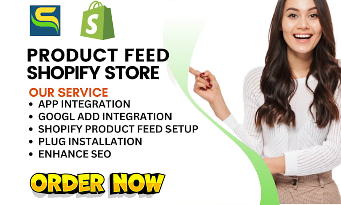 Gig Preview - Setup shopify simprosys data flexify eggflow feedhub multifeed product feed