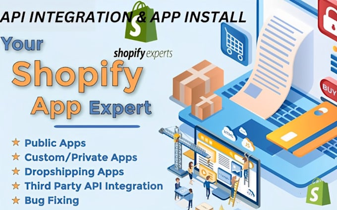 Gig Preview - Build shopify api shopify plugin shopify app shopify public app private app