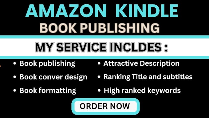 Gig Preview - Book publishing and formatting service for amazon kindle KDP