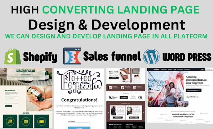 Gig Preview - Design your word press stand alone page or landing page