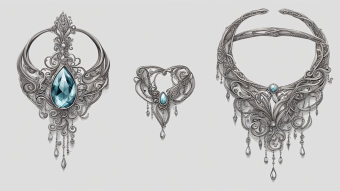 Bestseller - do a quick jewelry sketch design your concept