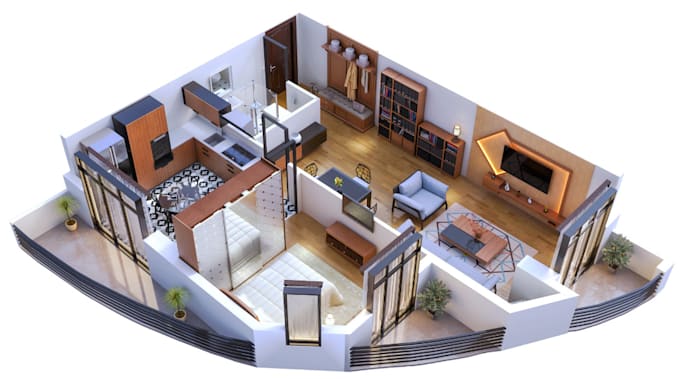 Bestseller - 3d floor plan design, isometric render, VR interior design, revit,sketchup model