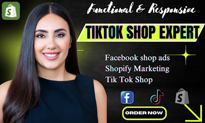 Bestseller - set up tiktok shop, facebook shop, fb ads, tiktok ads for shopify marketing