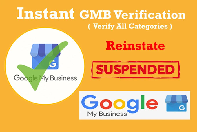 Gig Preview - Reinstate and fix suspended google my business profile