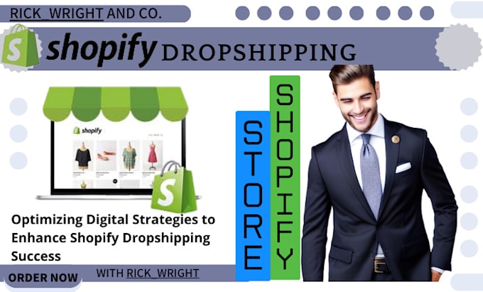 Gig Preview - Build lucrative shopify dropshipping store shopify website design