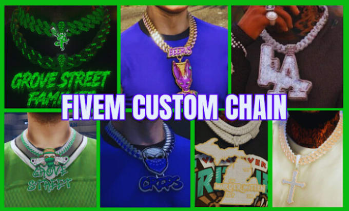 Bestseller - make custom chains and glowing chains for fivem and gta 5