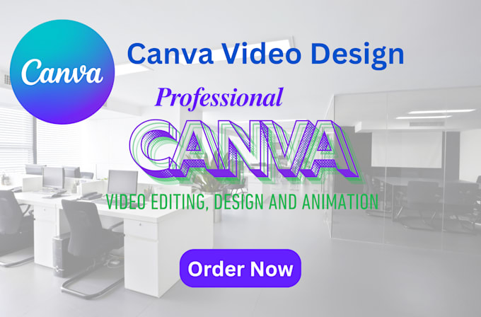 Gig Preview - Professional canva video design, canva animation canva video