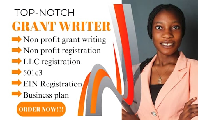 Gig Preview - Non profit llc ein registration business plan grant writing