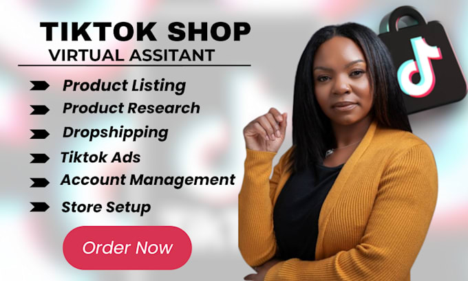 Gig Preview - Be your tiktok shop va tiktok virtual assistant tiktok dropshipping tiktok ads