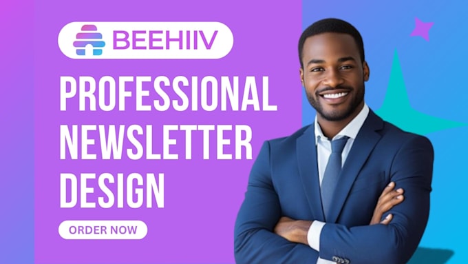 Gig Preview - Design beehiiv newsletter, setup beehive landing page, automation, ai newsletter