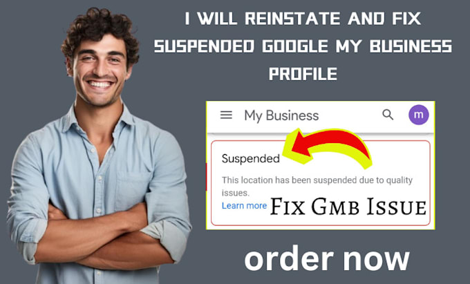 Gig Preview - Reinstate and fix suspended google my business profile