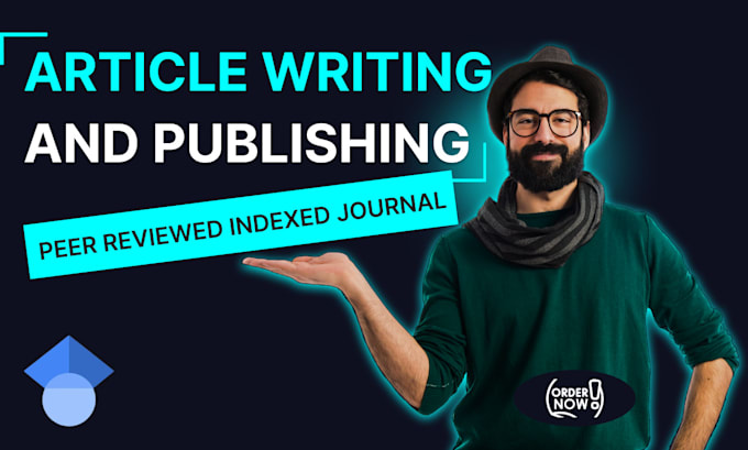 Gig Preview - Write and publish articles in google scholar increase citation indexed journal