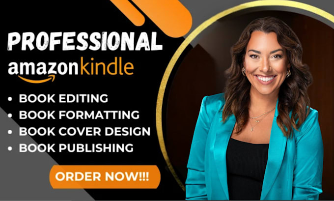 Gig Preview - Do amazon KDP book publishing, book formatting, book promotion, book publishing