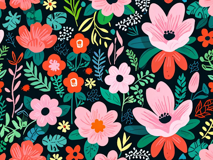 Gig Preview - Create seamless pattern design, textile prints