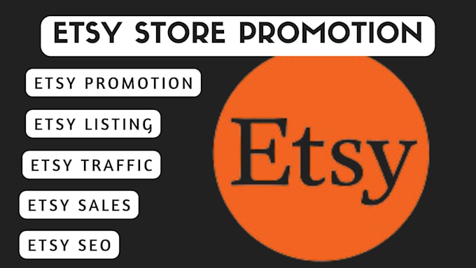 Gig Preview - Boost your  etsy sales with complete etsy marketing, etsy promotion, etsy SEO