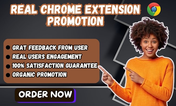 Gig Preview - Do chrome extension promotion for chrome extension download, extension promo