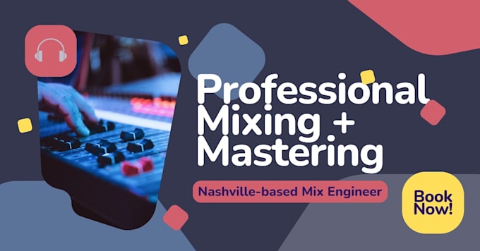 Gig Preview - Professionally mix and master your song