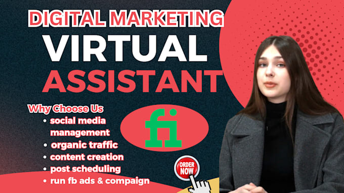 Gig Preview - Be your digital marketing virtual assistant