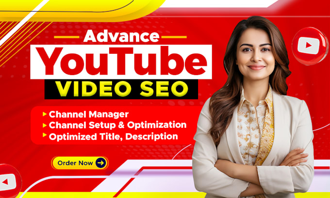 Bestseller - do youtube video SEO to boost your channel for rank on top