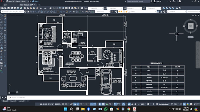 Gig Preview - Draw architectural 2d floor plan and 2d electrical plan, electrical drawings