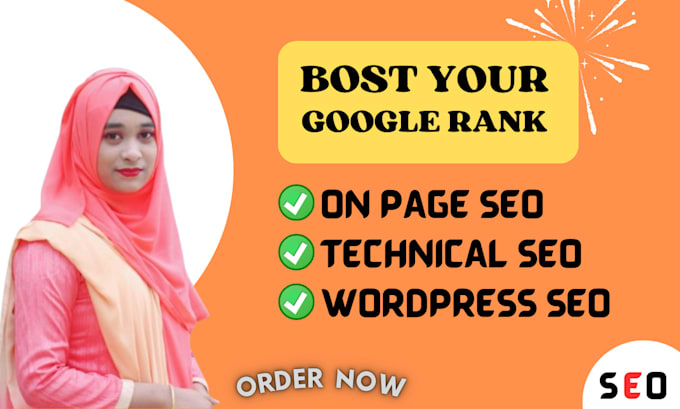 Gig Preview - Do on page SEO and technical optimization to rank your website on search engine