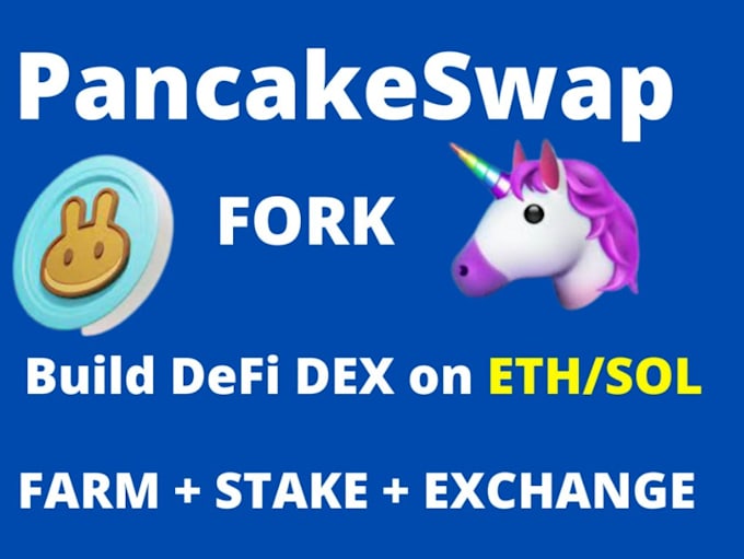 Gig Preview - Fork pancake swap, uniswap and sushi swap on all evms