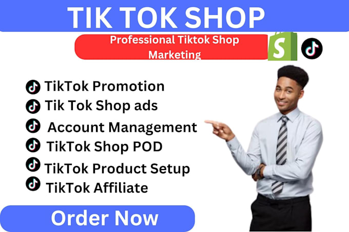 Gig Preview - Create your tiktok shop to generate sales