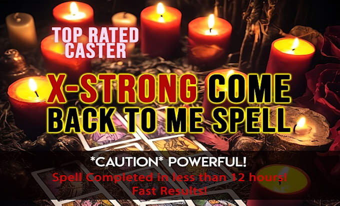 Gig Preview - Cast regret and bring ex partner back spell, obsession love spell fast results