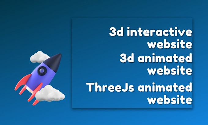 Gig Preview - 3d interactive website threejs 3d animated website web3 game opengl gsap