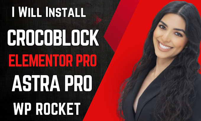 Gig Preview - Install elementor pro, astra pro, crocoblock, wp rocket with auto update