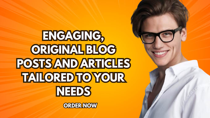 Gig Preview - Write an engaging blog post or article for you