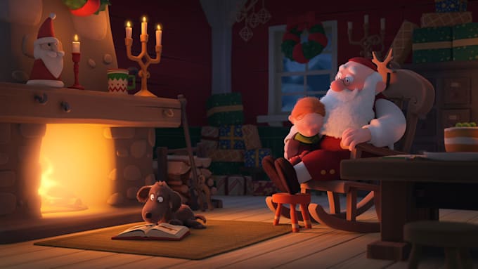 Gig Preview - 3d christmas animation, santa claus animation, christmas video animation,3d kids