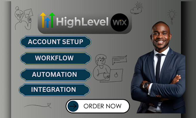 Gig Preview - Optimize your b2b saas website with wix and ghl integration