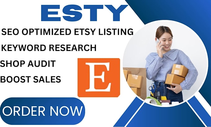 Gig Preview - Do esty shop promotion, SEO , esty traffic, esty promotion to boost esty sales