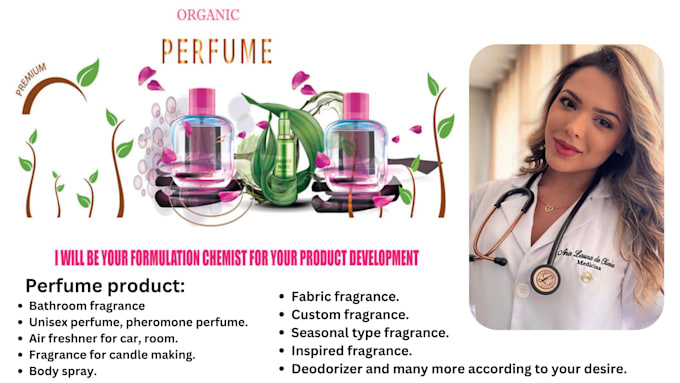 Gig Preview - Develop any kind of perfume or cologne formulation