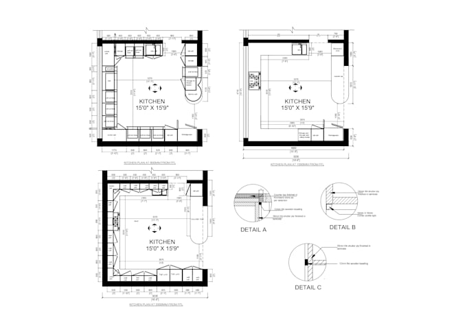 Gig Preview - Provide detailed interior drawings and precise floor plans