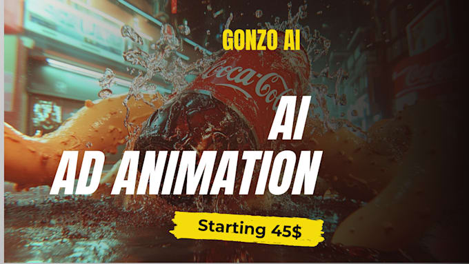 Bestseller - create an unique ai animation ad for you