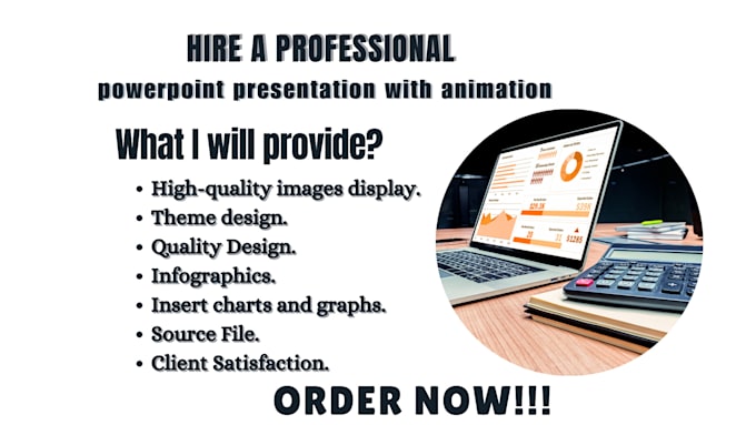 Gig Preview - Create master powerpoint presentation with animation